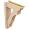 Ekena Millwork 6-in W x 18-in D x 26-in H Balboa Trad Rough Cedar Woodgrain TimberThane Outlooker, Primed Tan OUTUR060X18X26BOA04RCPR - alternate 6